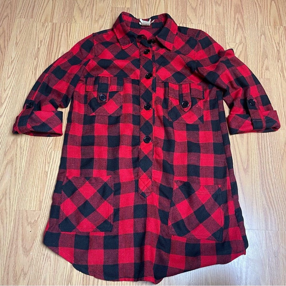 Women’s Oboe Red and Black Checkered Camisole